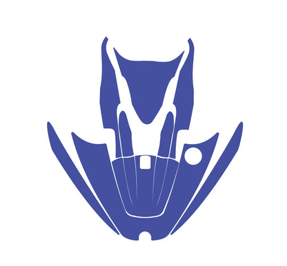 KAWASAKI ZXI 750 1100 Jetski Graphics Template Vector