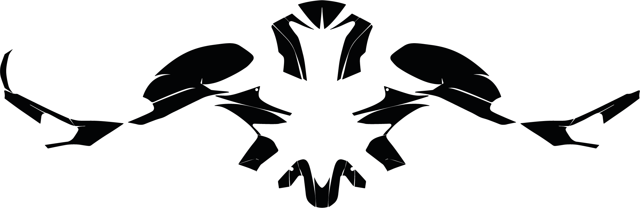 Kawasaki ER-6N-2009-2011 Sportbike Template Graphics
