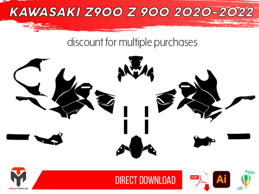 KAWASAKI Z900 Z 900 2020-2022