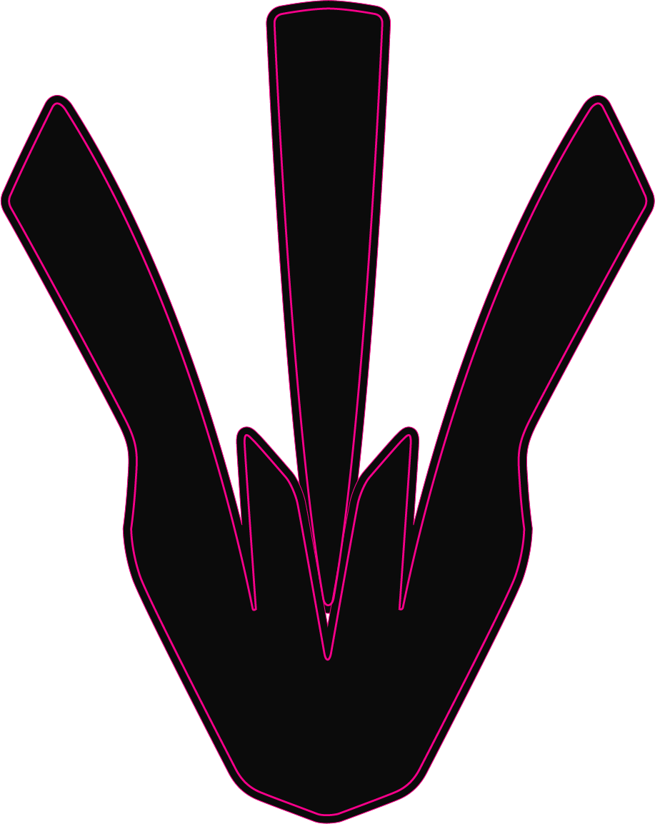 RACETECH RTECH SUPERMOTO FRONT FENDER TEMPLATE