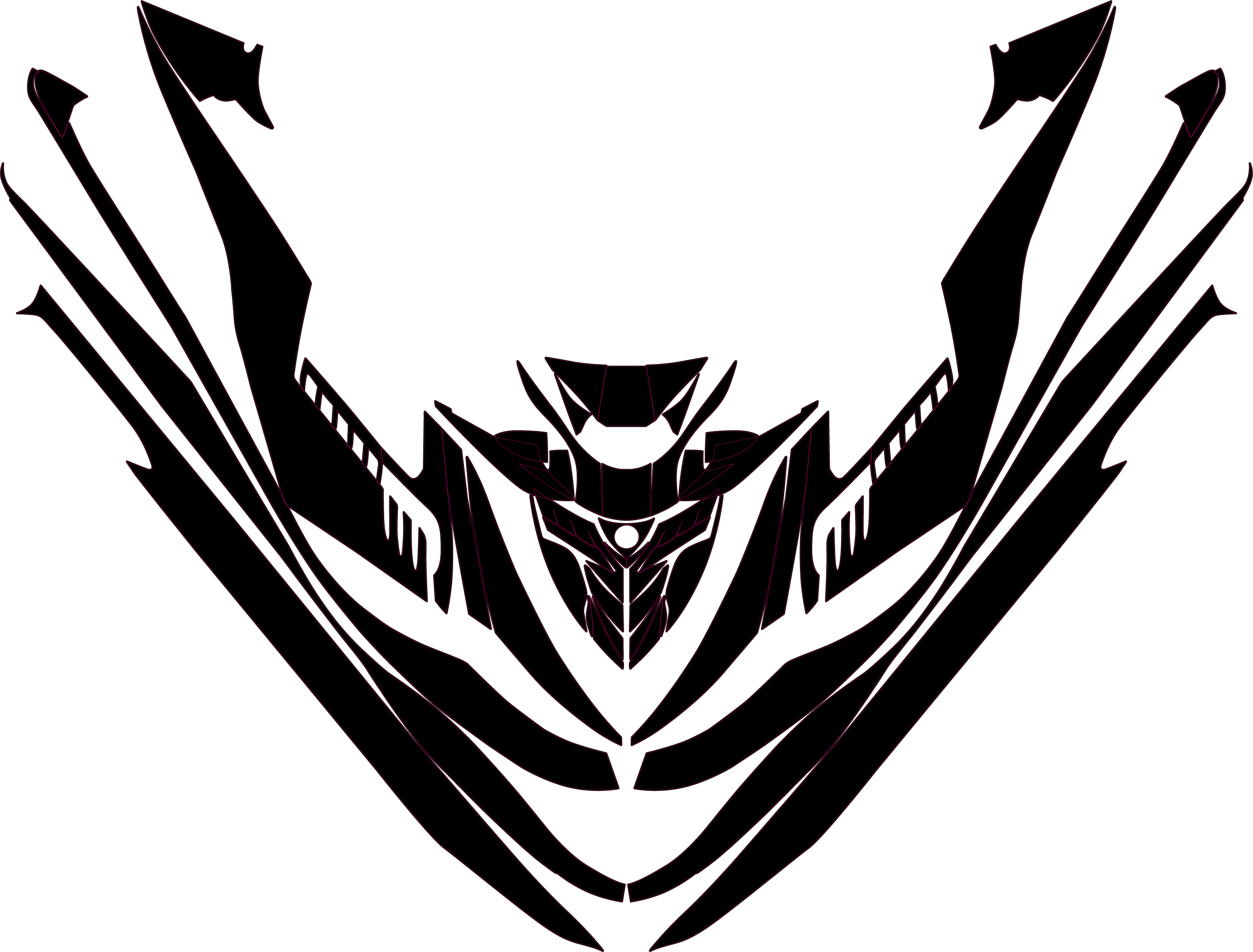 SEA DOO RXT 215 2005-2009 Jetski Graphics Template Vector