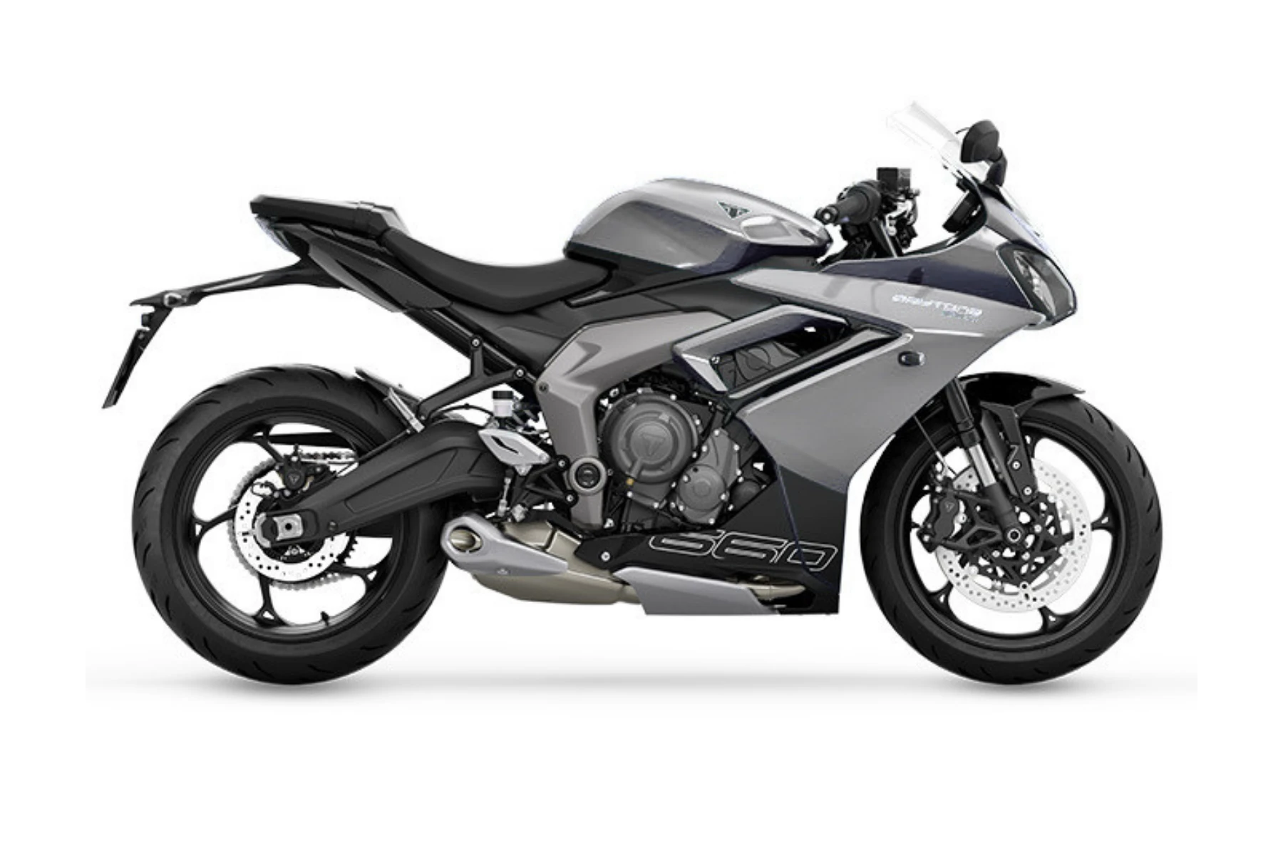 TRIUMPH DAYTONA 660 2024-2026 Template vector graphics