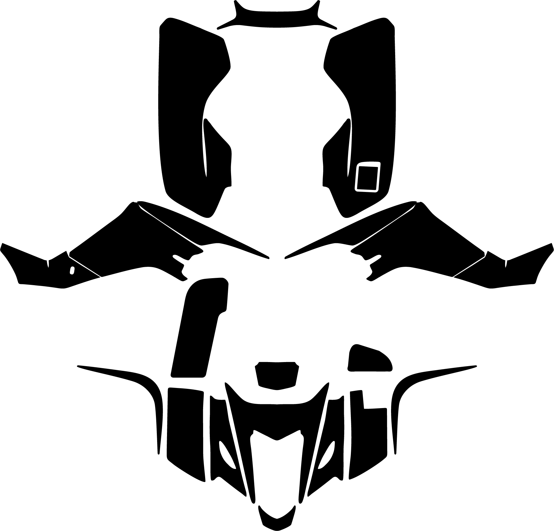 Suzuki LTZ 400 2004-2008 ATV Quad Graphics Template