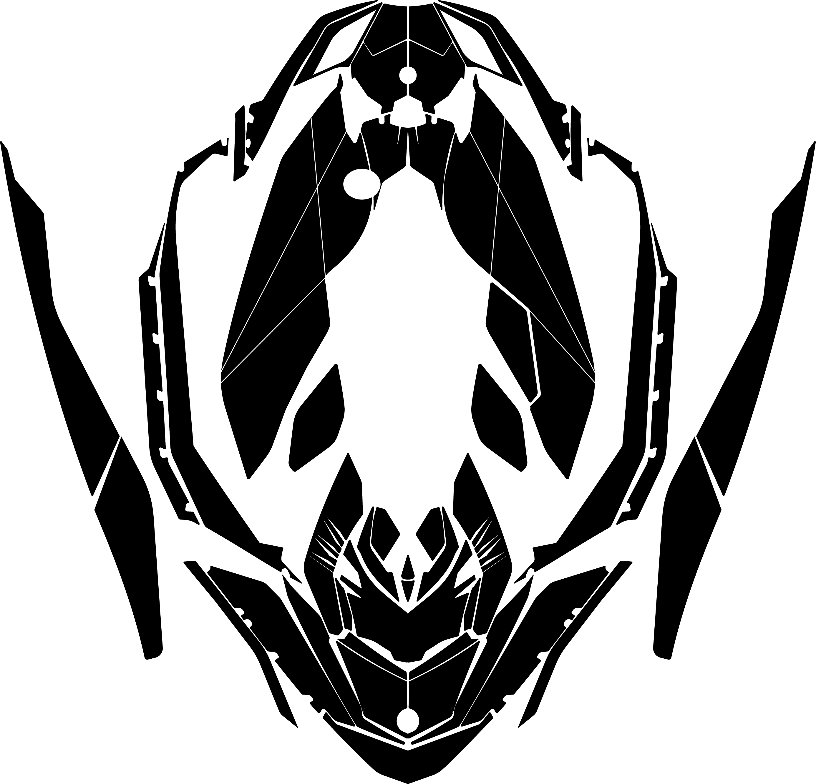 SEA DOO SPARK TRIXX 2UP 3UP 2019-2023 Jetski Graphics Template Vector