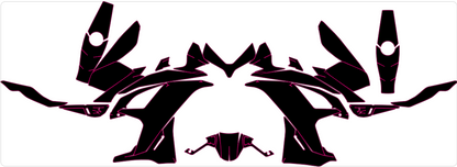 VOGE 250 RR 2022-2025 Template vector graphics
