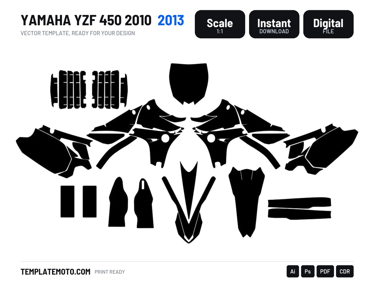YAMAHA YZF 450 2010 2013