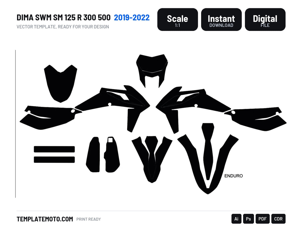 DIMA SWM SM 125 R 300 500 2019-2022