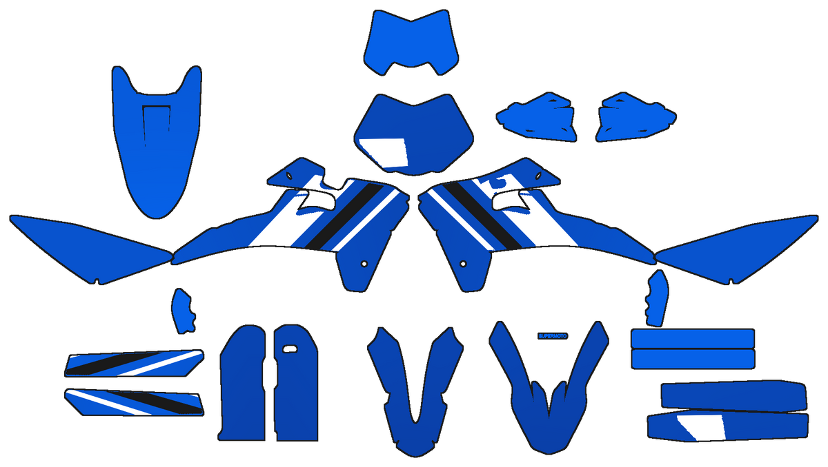 Your design, flat, in Illustrator