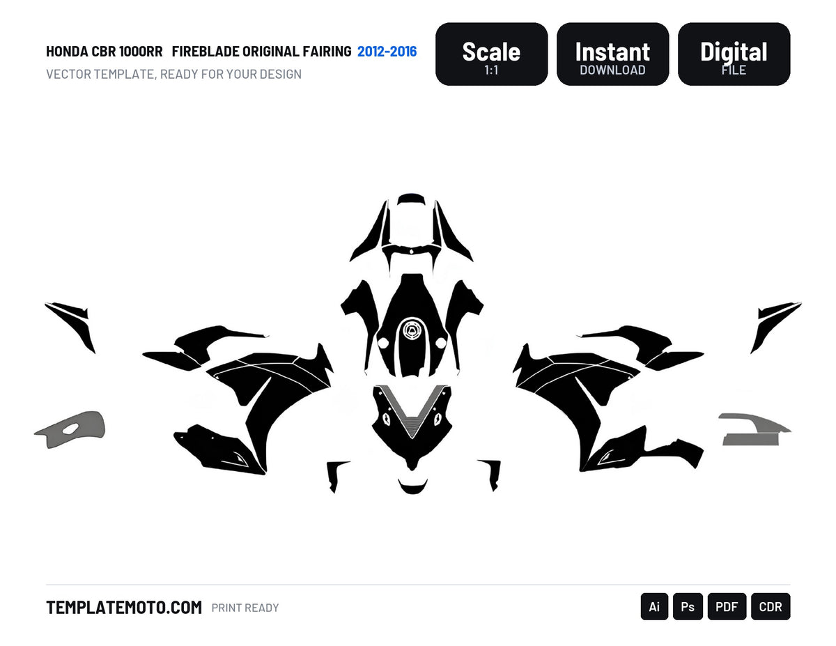 HONDA CBR 1000RR 2012-2016 fireblade Original Fairing