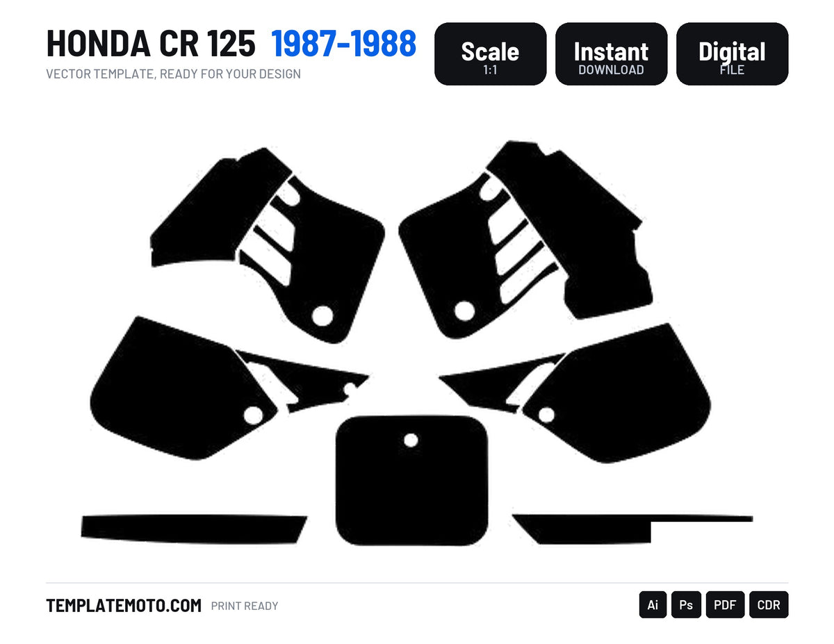 HONDA CR 125 1987-1988