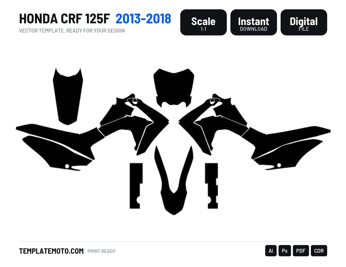 HONDA CRF 125F 2013-2018