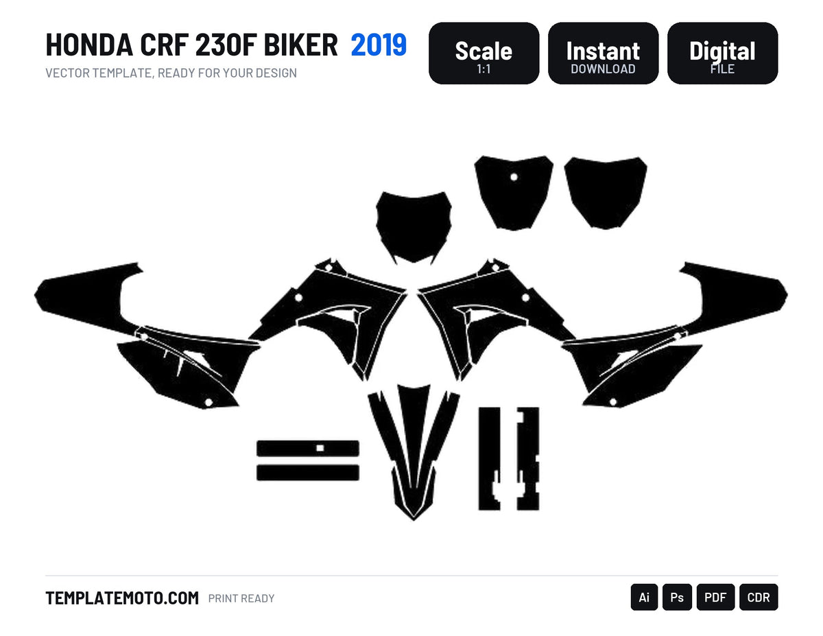 HONDA CRF 230F BIKER 2019