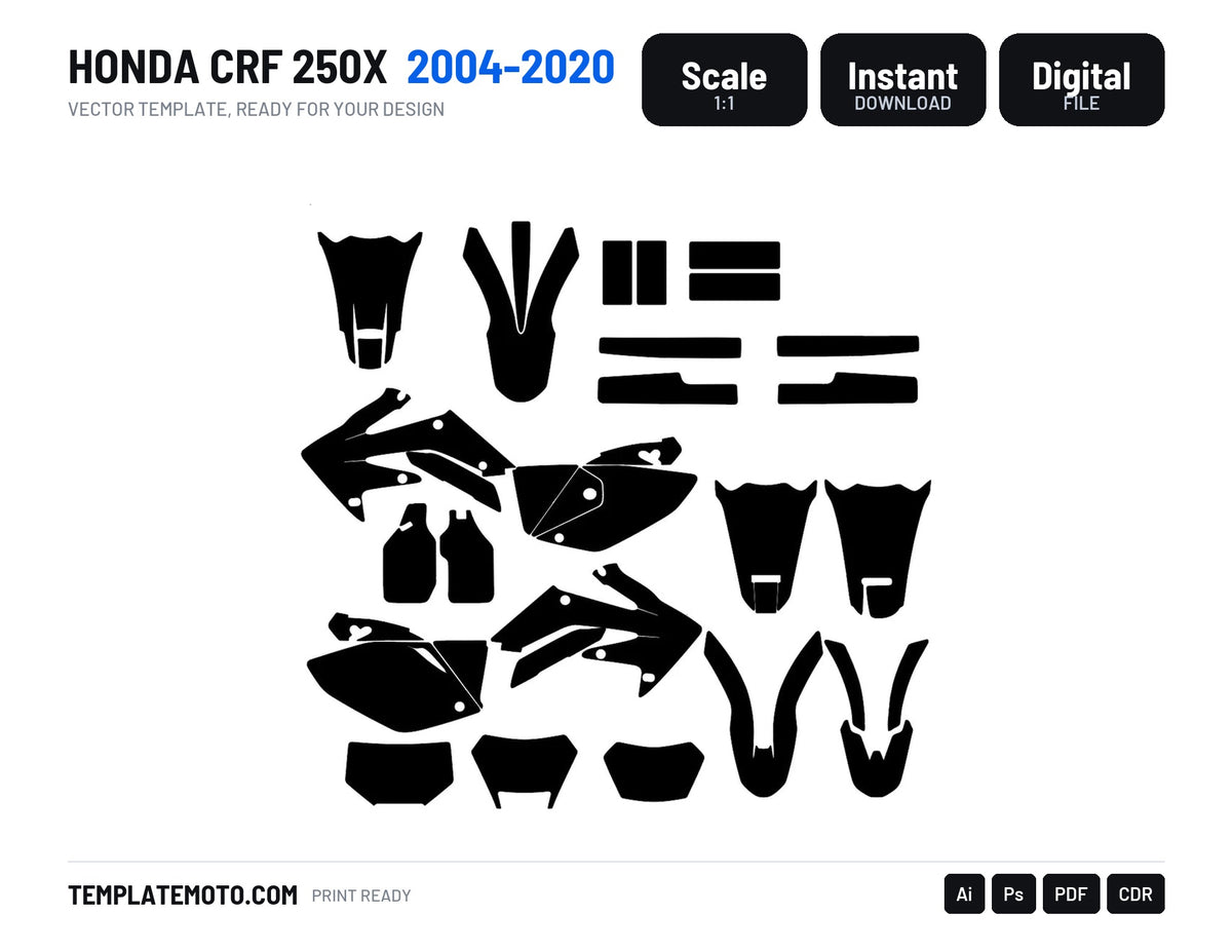 HONDA CRF 250X 2004-2020