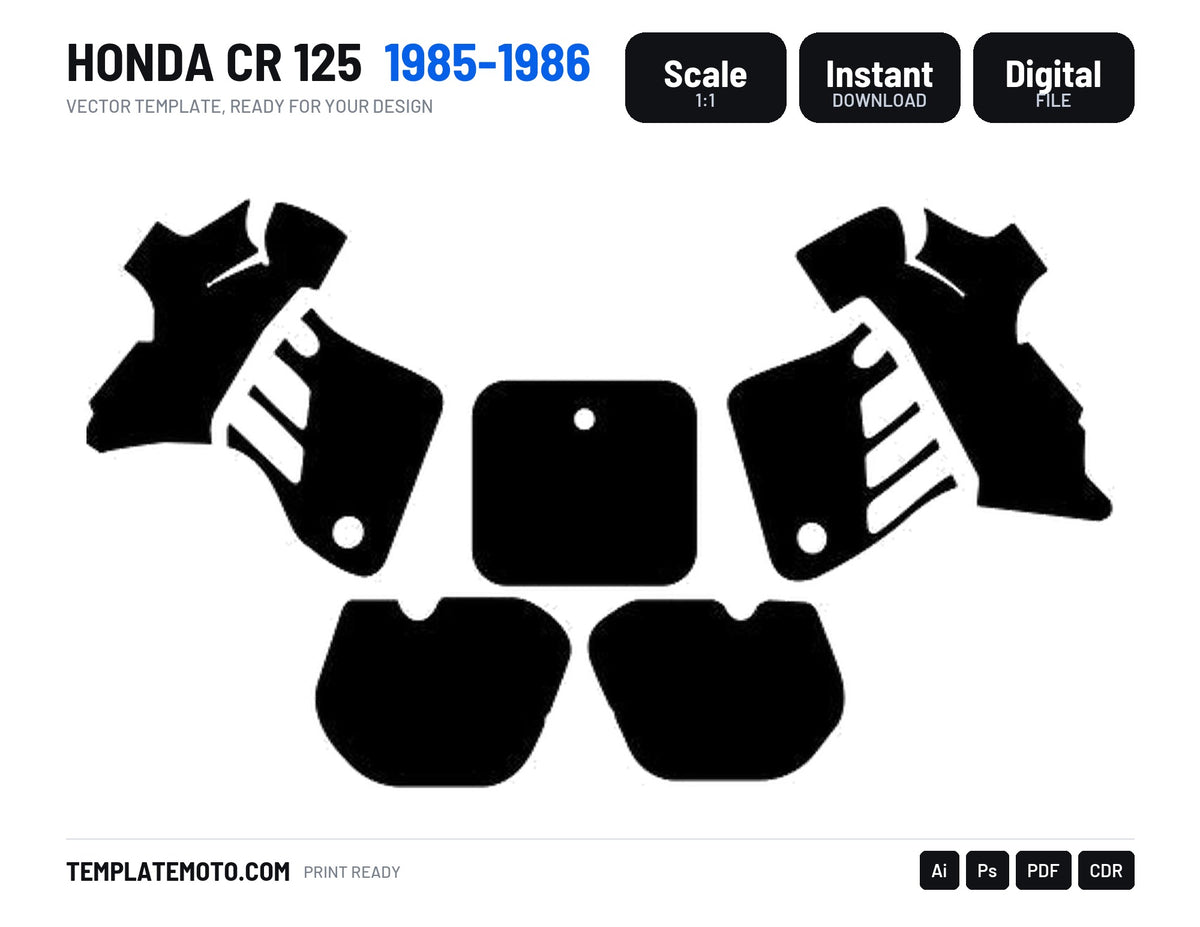 HONDA CR 125 1985-1986