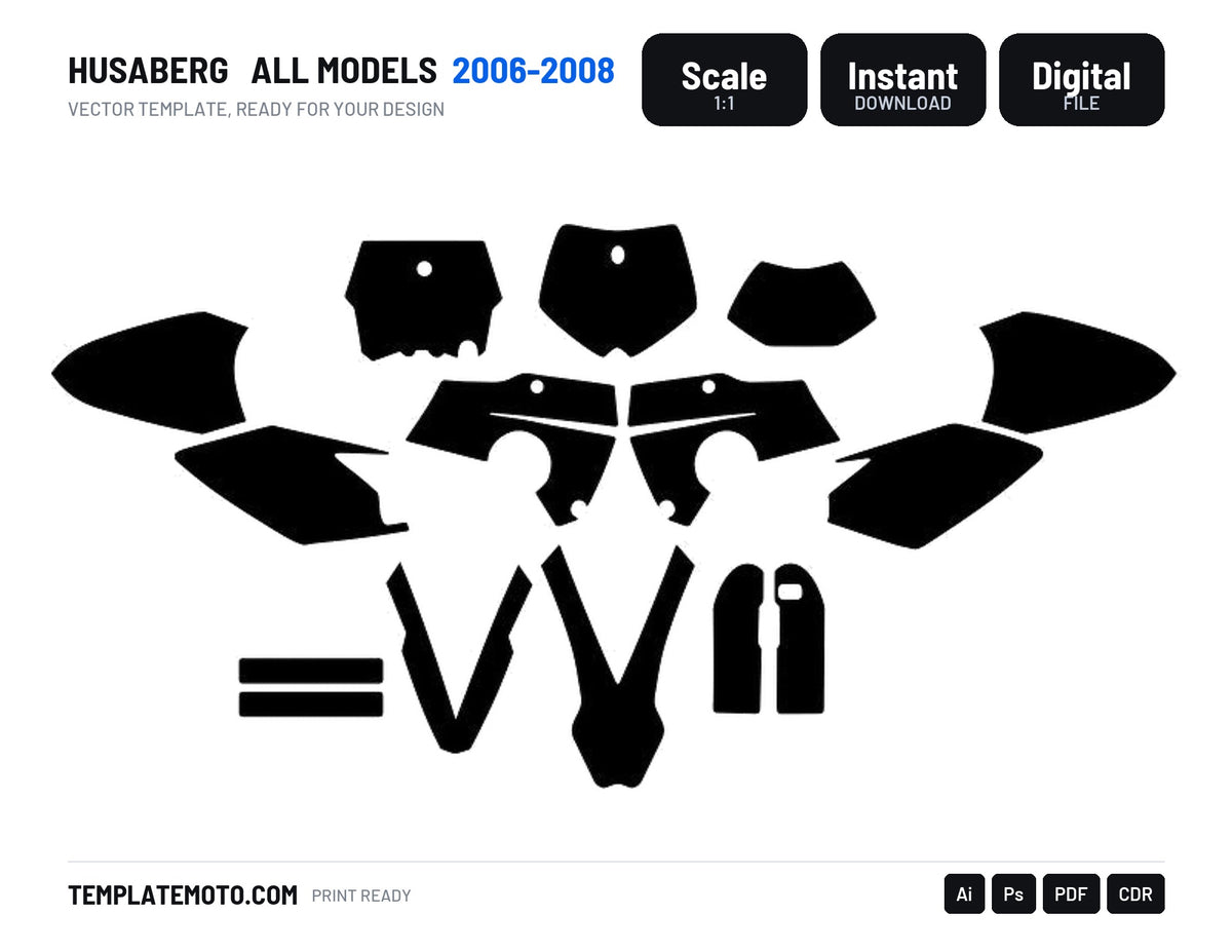 HUSABERG 2006-2008 ALL MODELS