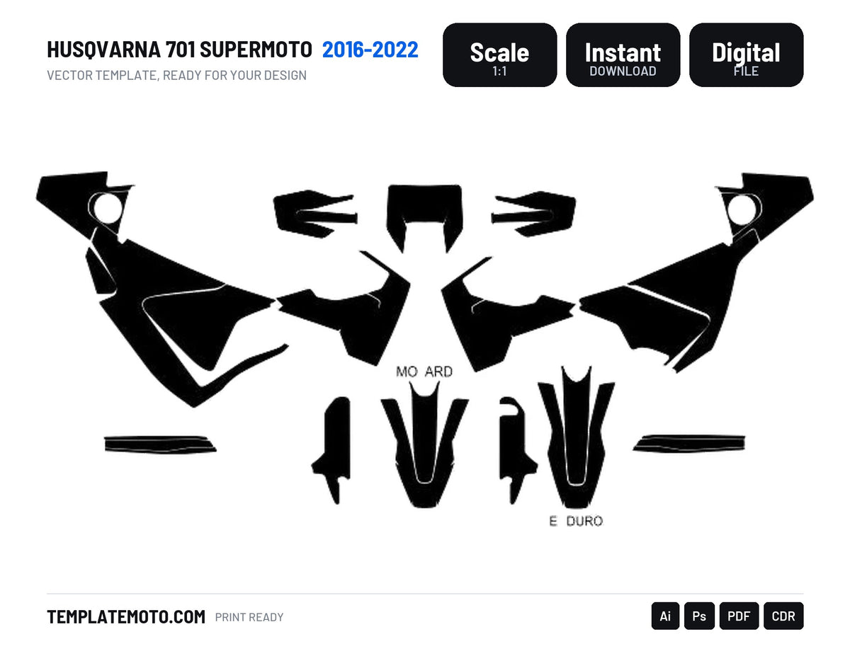 HUSQVARNA 701 Supermoto 2016-2022