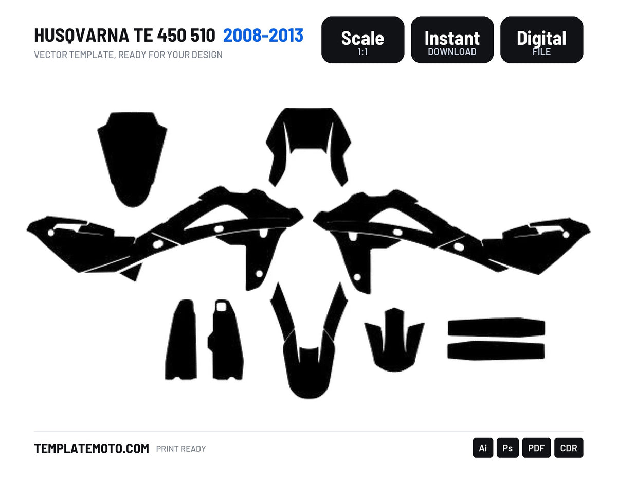 HUSQVARNA TE 450 510 2008-2013