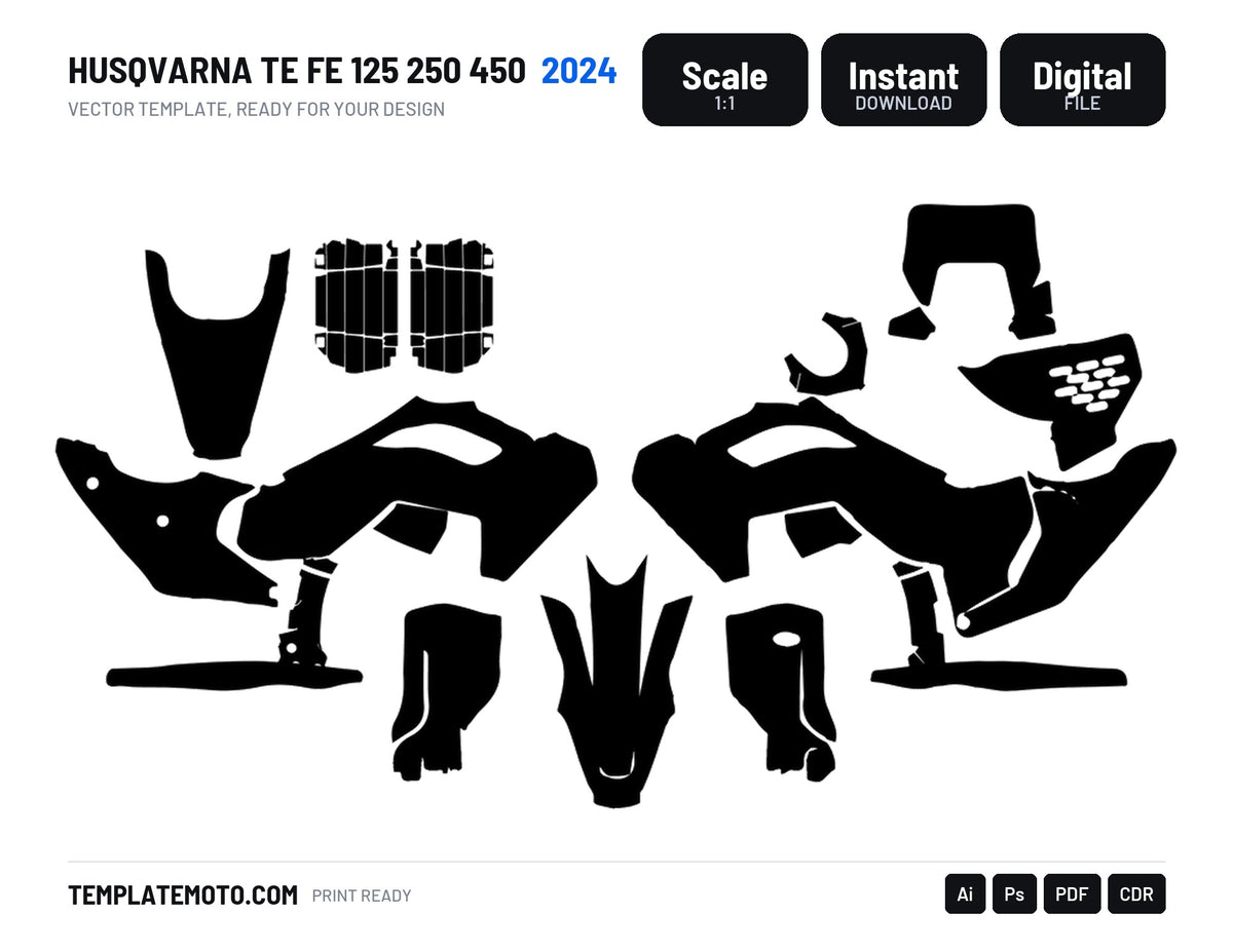 HUSQVARNA TE FE 125 250 450 2024