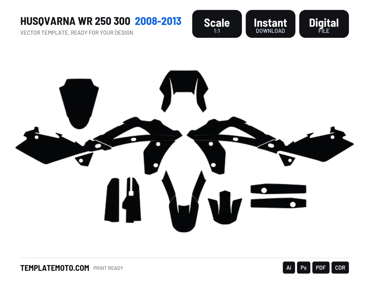 HUSQVARNA WR 250 300 2008-2013