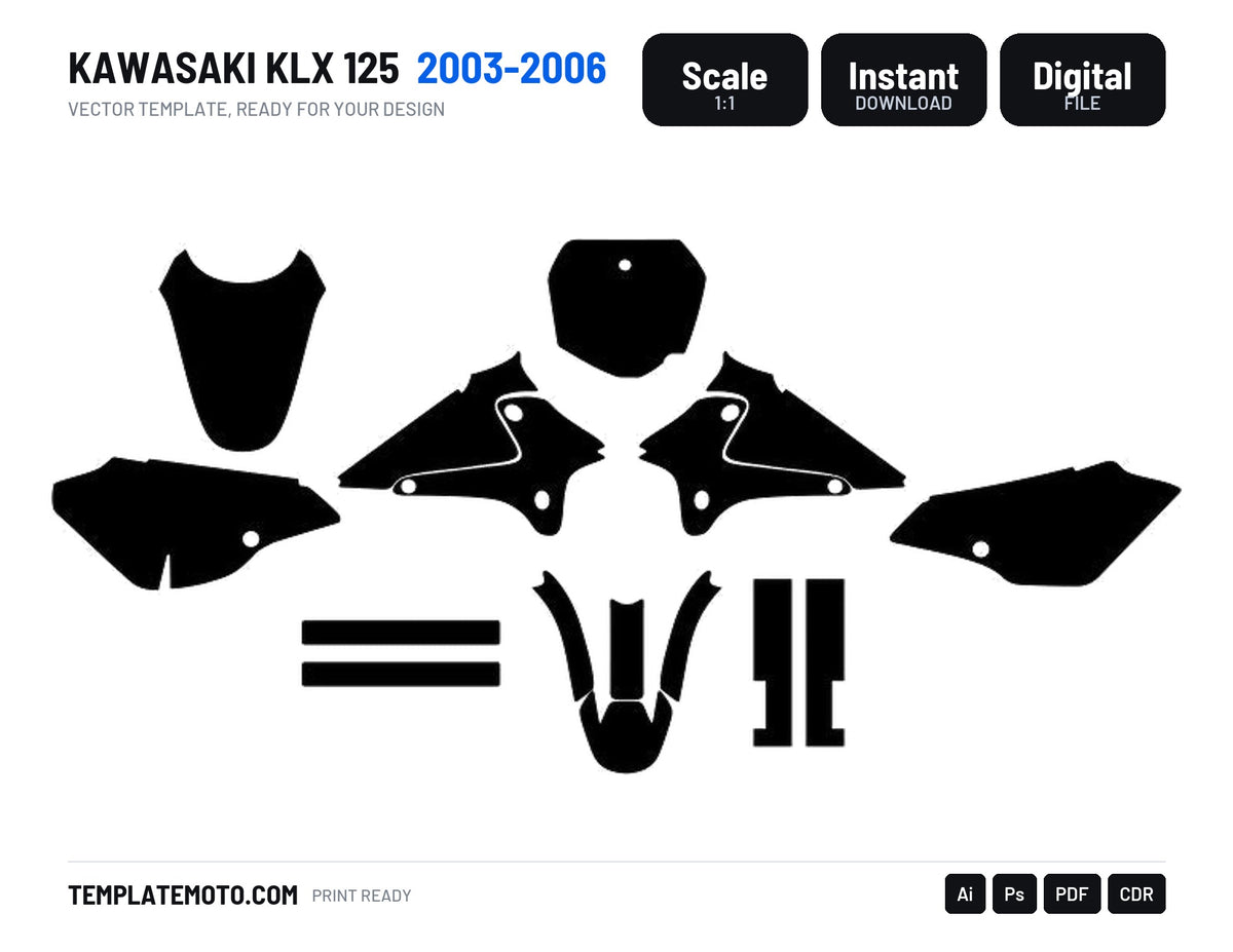 KAWASAKI KLX 125 2003-2006