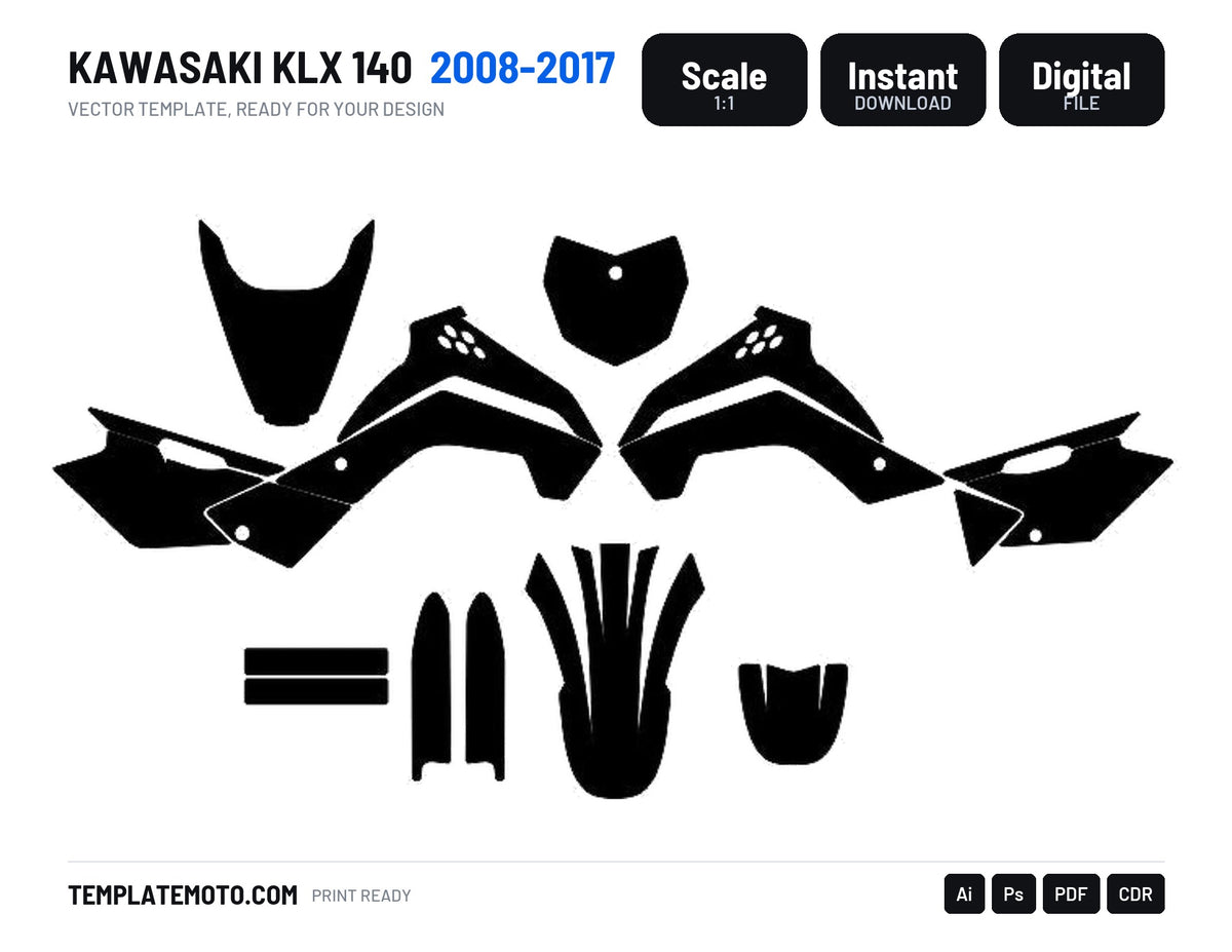 KAWASAKI KLX 140 2008-2017