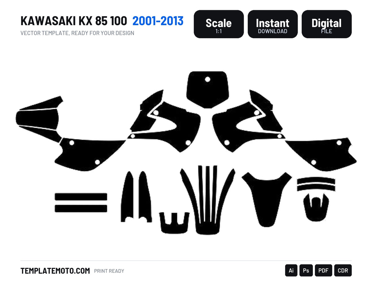 KAWASAKI KX 85 100 2001-2013