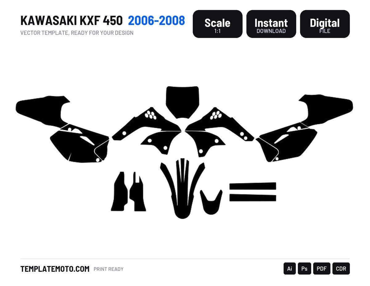 KAWASAKI KXF 450 2006-2008