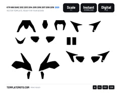KTM 690 DUKE 2012 2013 2014 2015 2016 2017 2018 2019 2020 Graphics Template