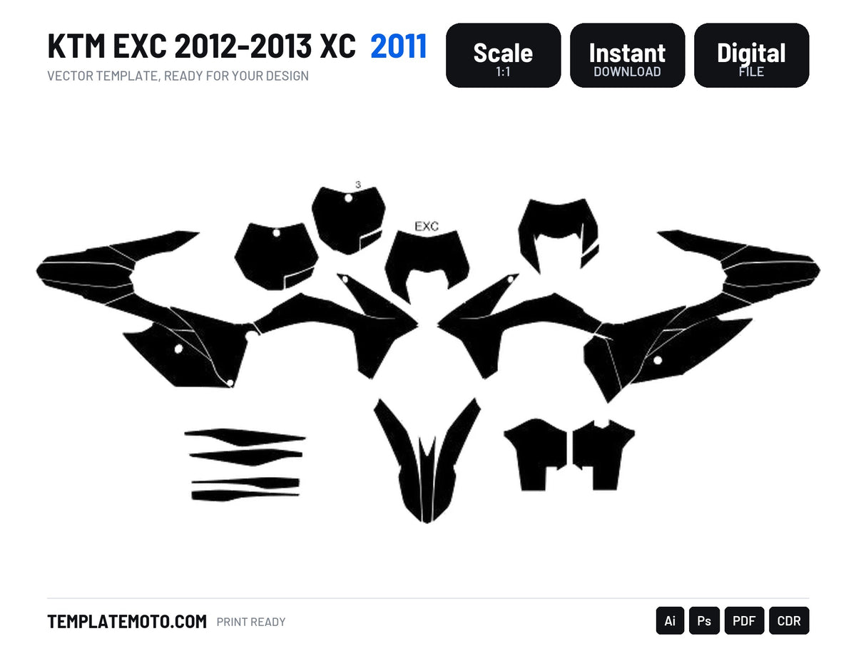 KTM EXC 2012-2013 XC 2011