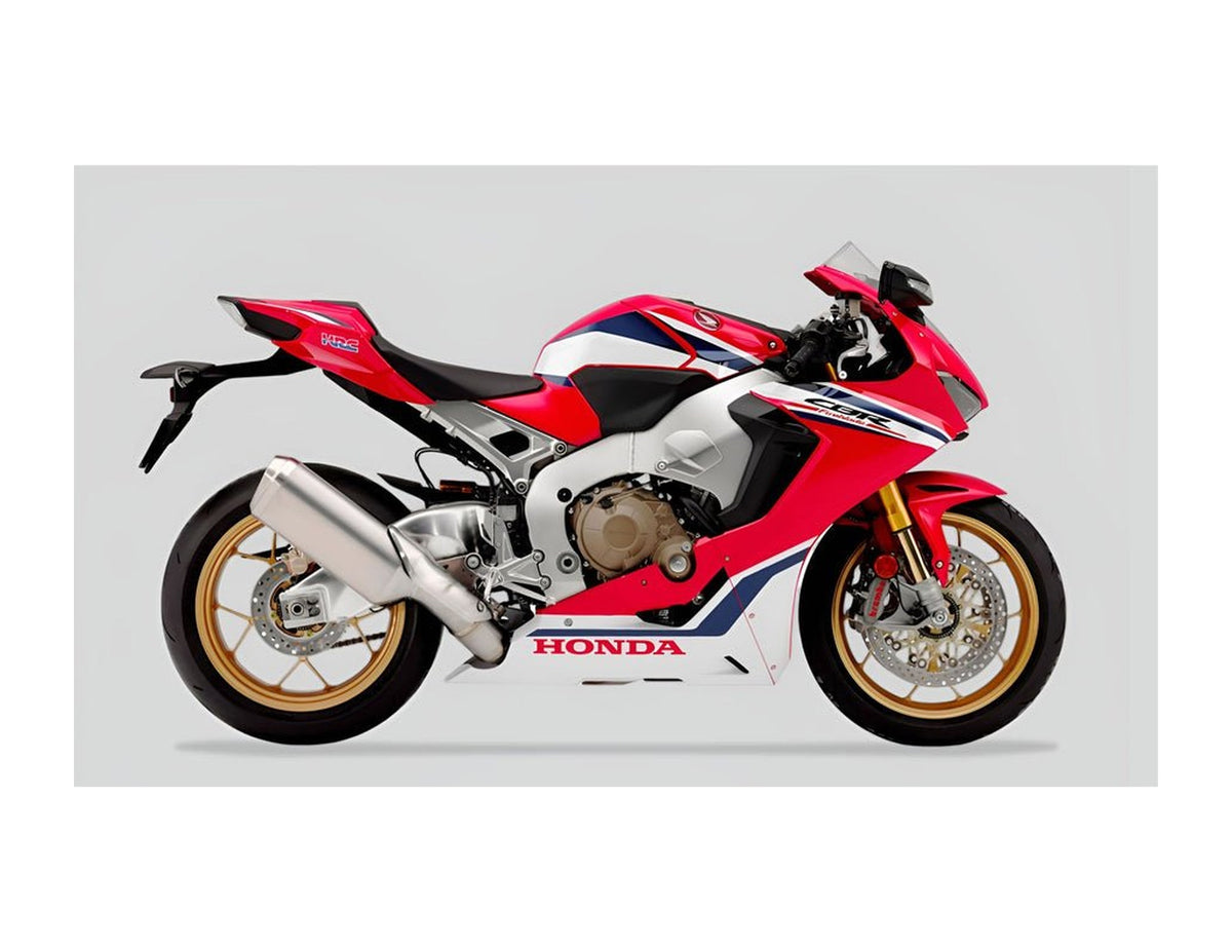HONDA CBR 1000RR FIREBLADE 2017-2019 Sportbike Template Vector