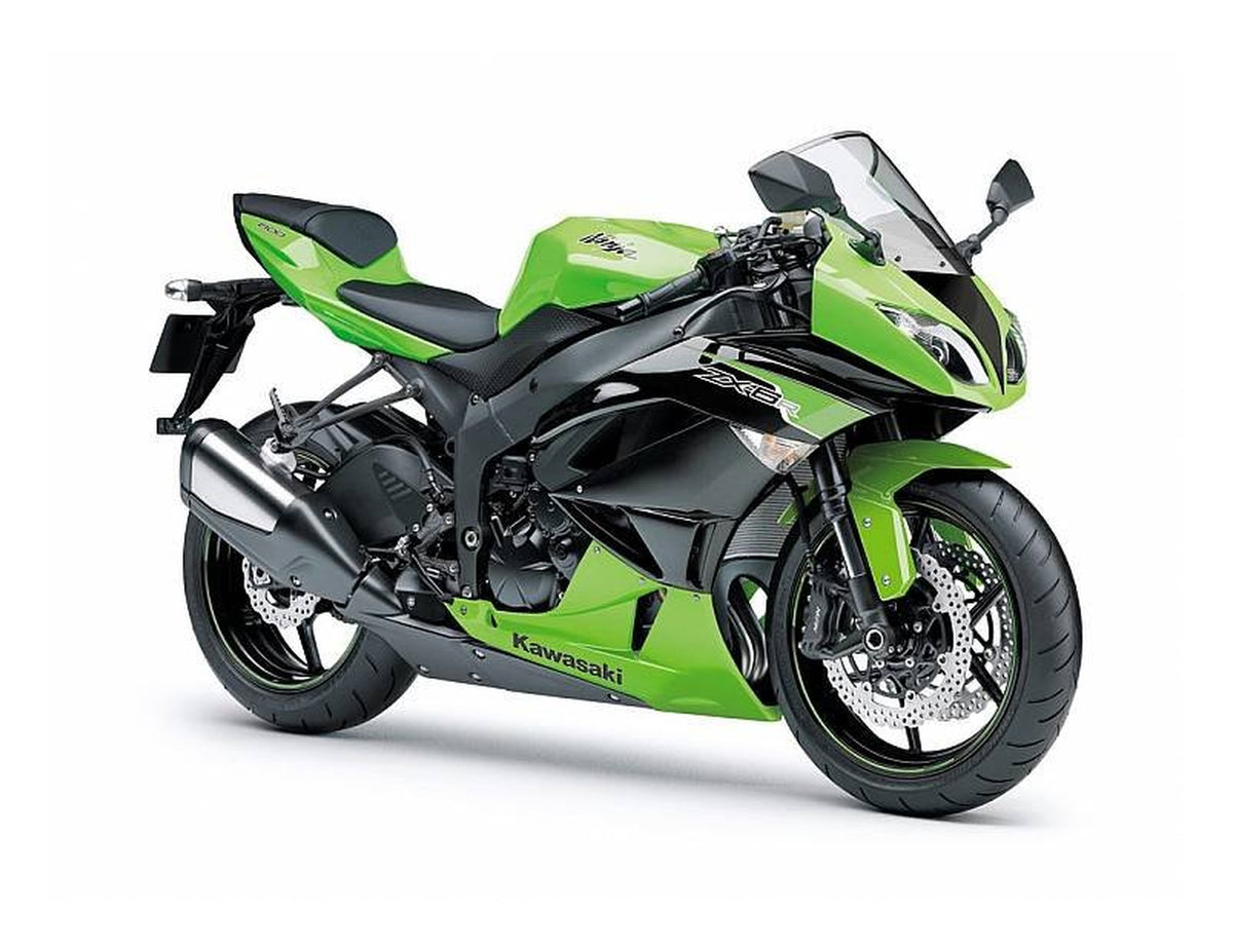 KAWASAKI NINJA ZX-6R 2011-2012 ZX6R Streetbike Graphics Template Vector motorcycle