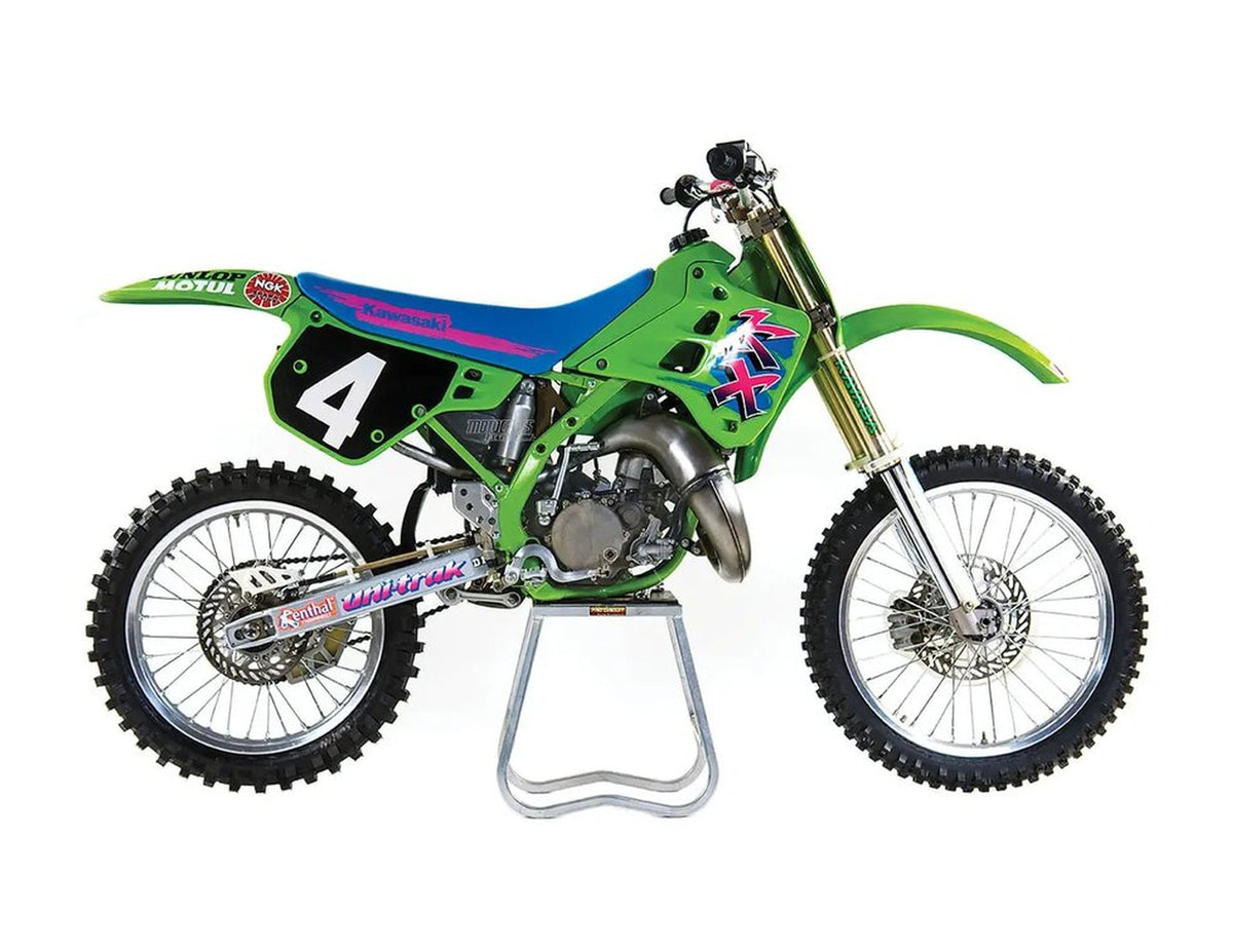 KAWASAKI KX 125 250 1990-1991 Graphics Template Vector motorcycle