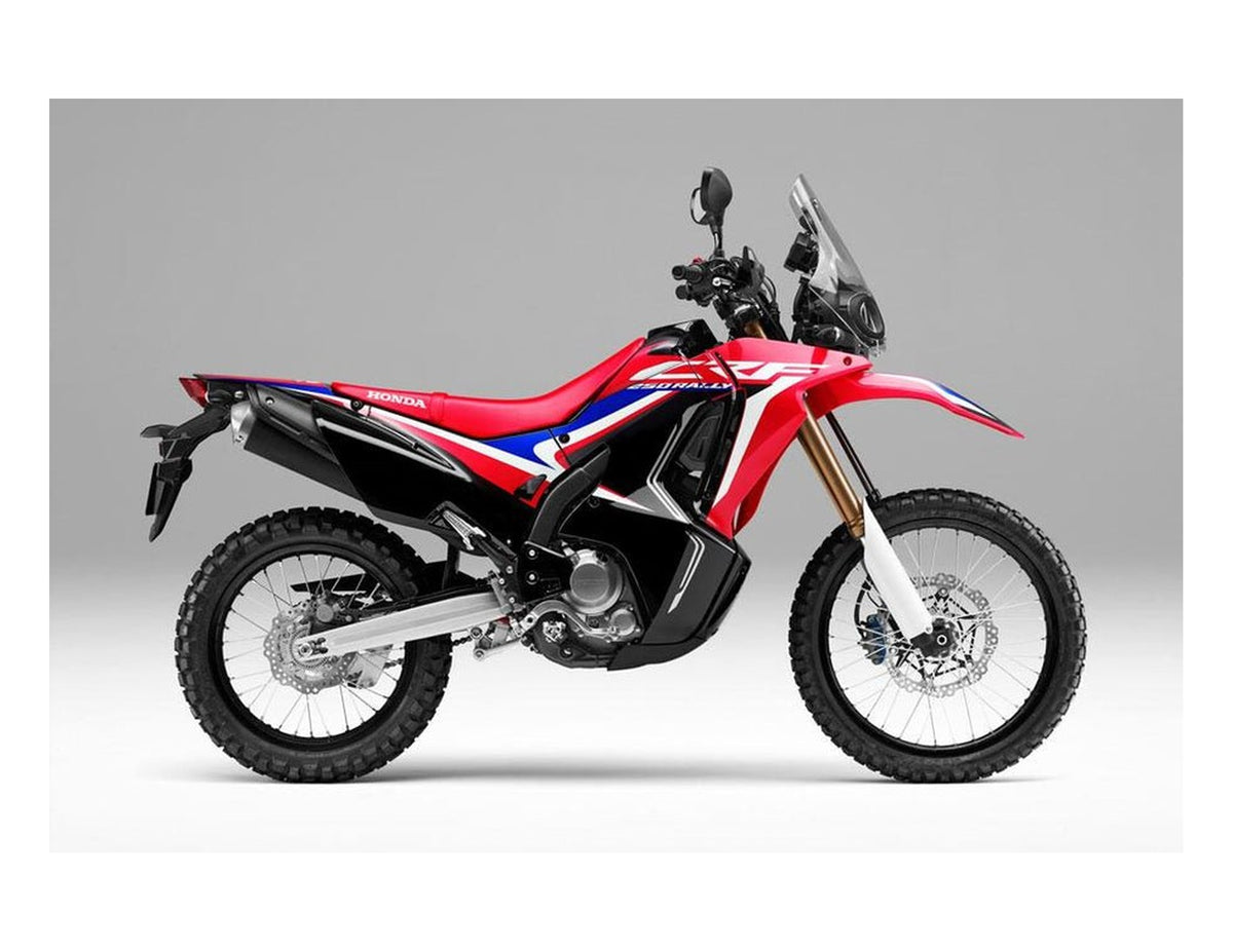 Honda 250L CRF RALLY (2017-2020) Vector Graphics Template motorcycle