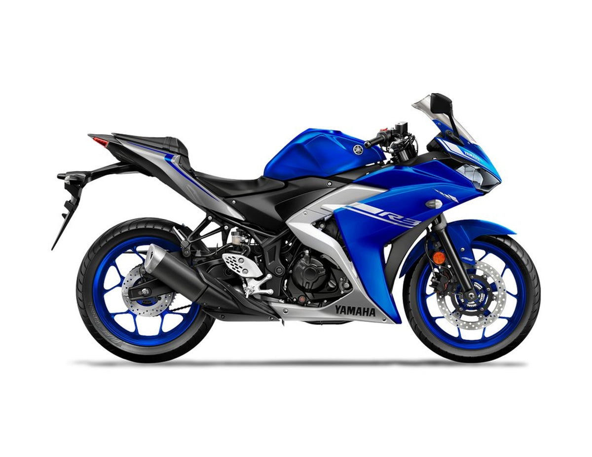 Yamaha YZF R3 (2013-2018) Streetbike Graphics Template Vector motorcycle