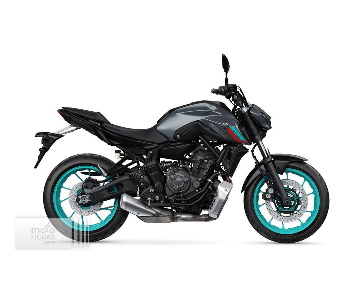 YAMAHA MT 07 MT07 2021-2023 Graphics Template Vector motorcycle