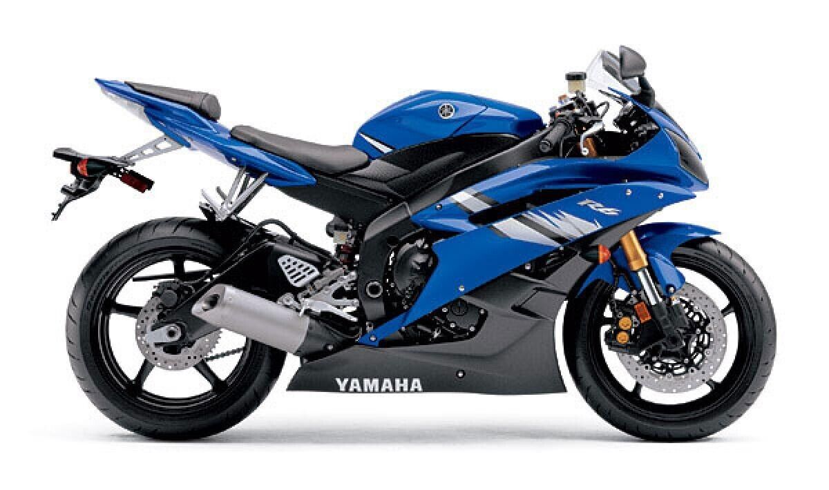 YAMAHA YZF R6 2006-2007 Graphics Template Vector