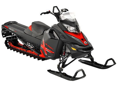 Ski-Doo Summit 800 E-Tec 163 2014 2015 2016 Snowbike Graphics Template Vector