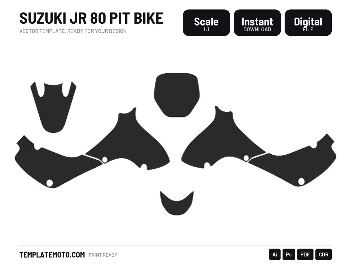 SUZUKI JR 80 pit bike