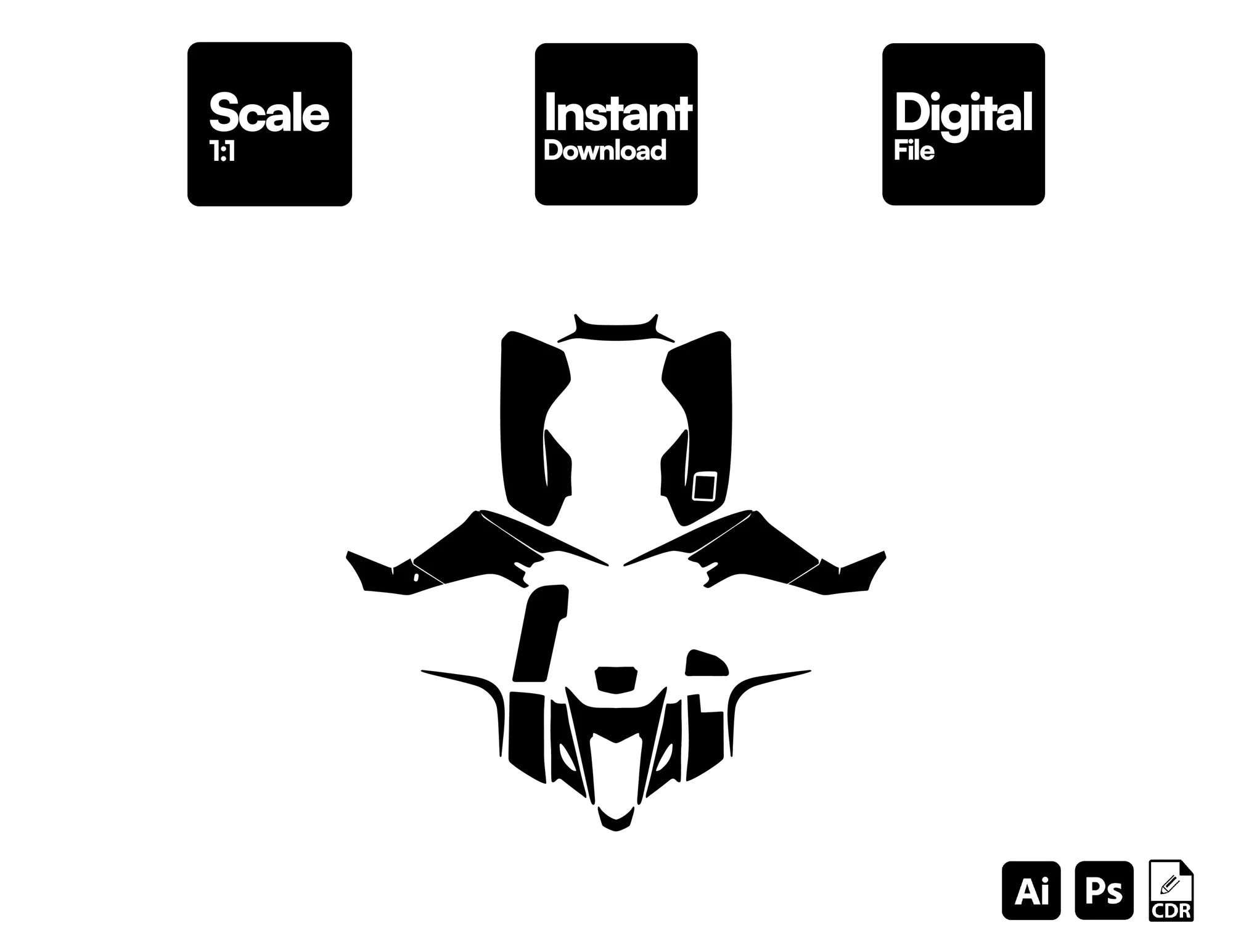 Suzuki LTZ 400 2004-2008 ATV Quad Graphics Template