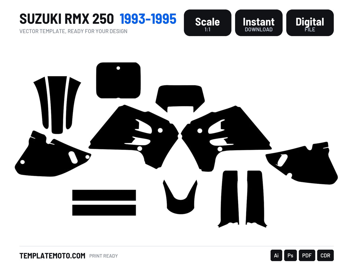 SUZUKI RMX 250 1993-1995