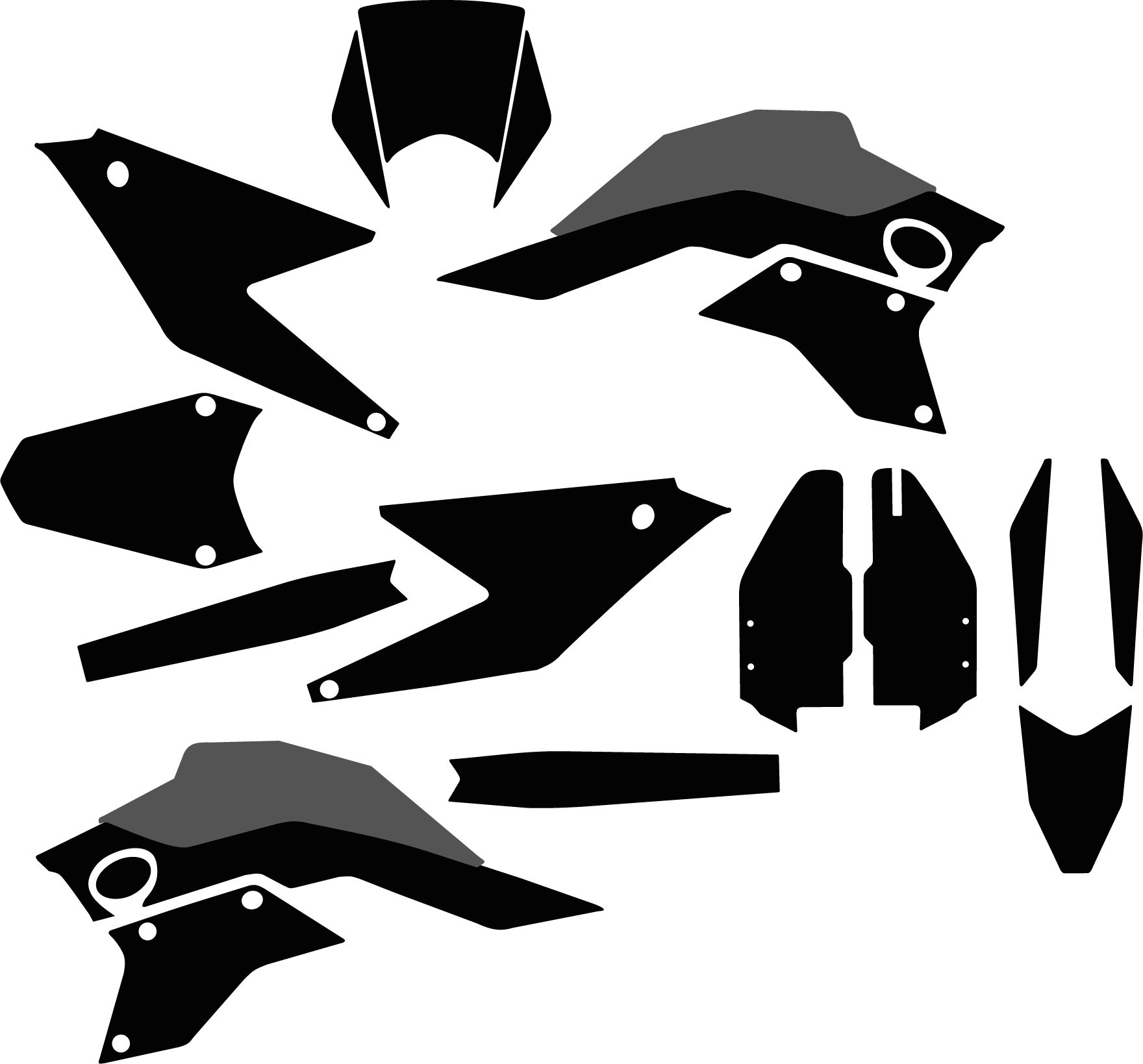 FB mondial motard smx 125 MX Graphics Template
