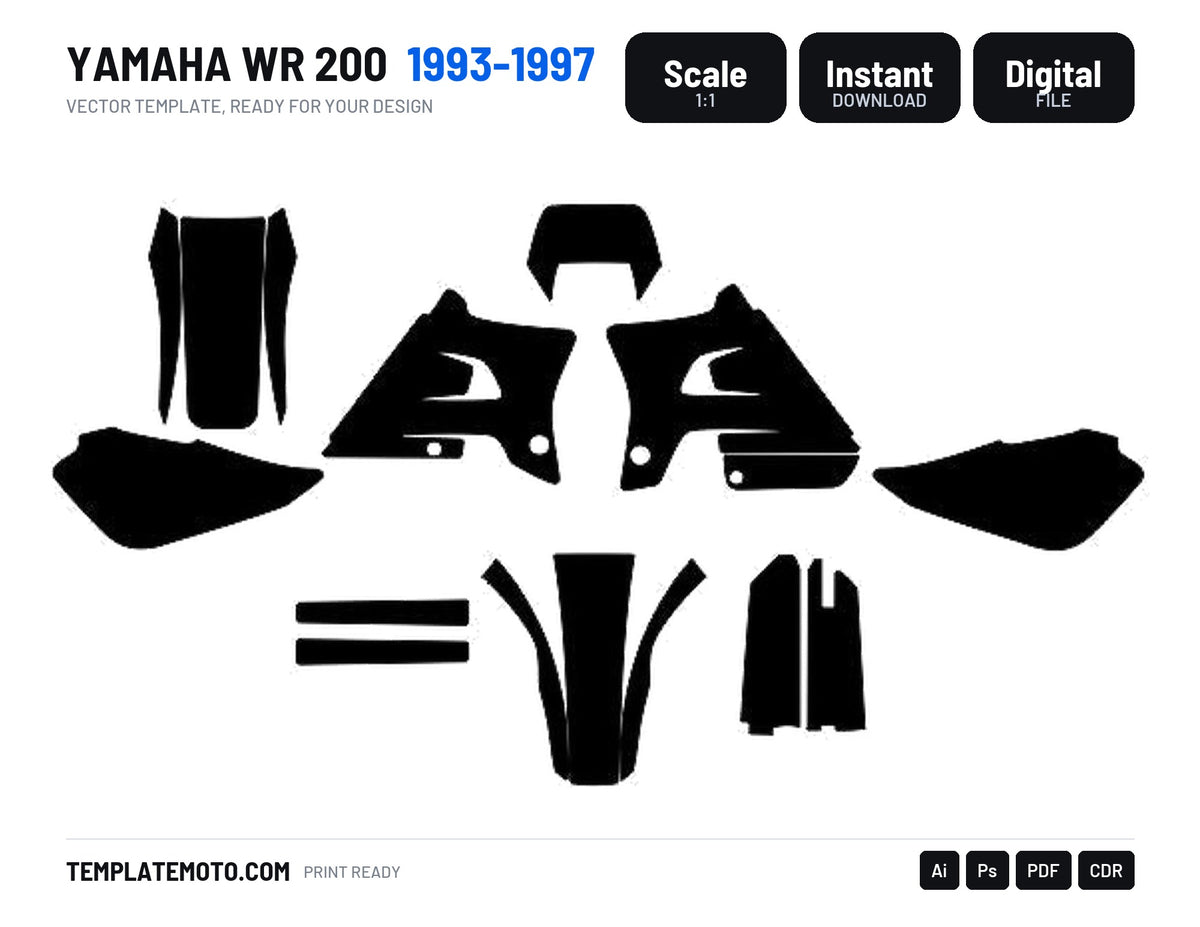 YAMAHA WR 200 1993-1997