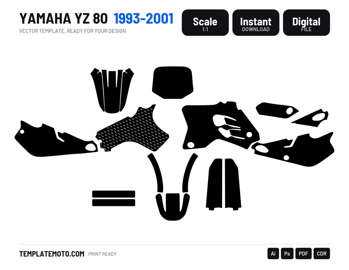 YAMAHA YZ 80 1993-2001