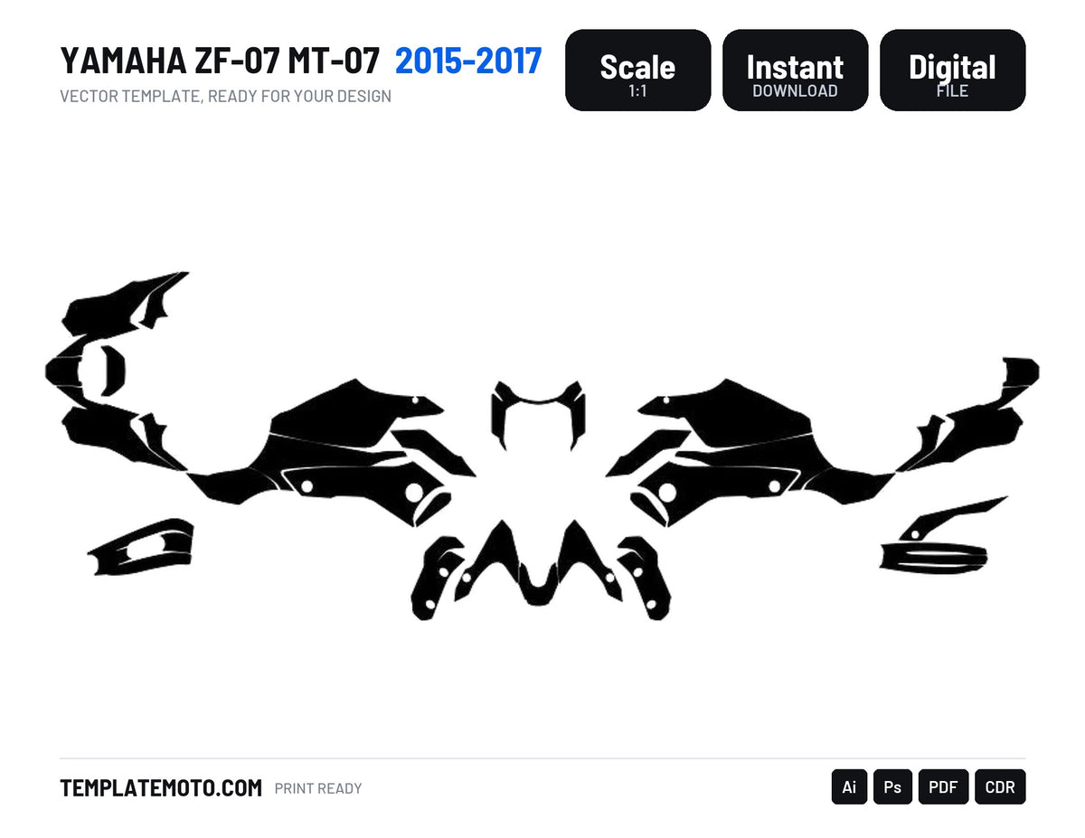 YAMAHA ZF-07 MT-07 2015-2017