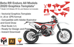 Beta RR Enduro All Models 2020 Graphics Template