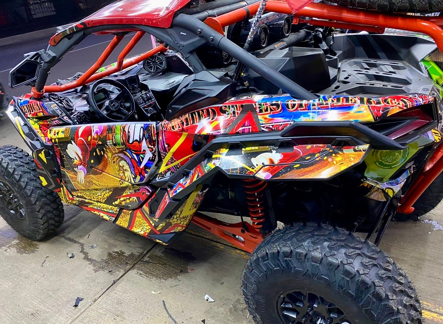 CAN AM MAVERICK X3 X RS TURBO RR 2017-2023 UTV Graphics Template Vector