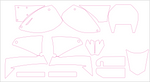 KTM LC4 Enduro Supermoto 1998 1999 2000 2001 2002 2003 2004 2005 Graphics Template