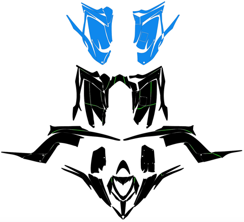 YAMAHA ATV Templates