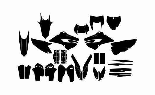 HUSABERG 2013-2014 ALL MODELS template graphic vector