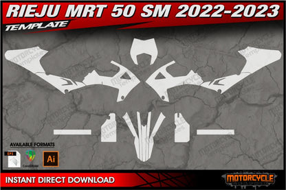 RIEJU MRT 50 SM 2022-2023 50cc Graphics Template Vector – TemplateMoto